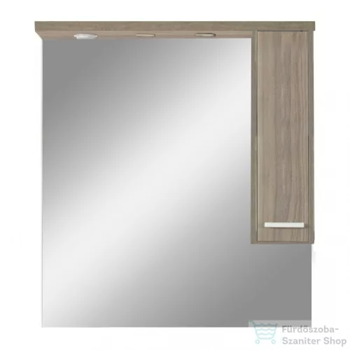 Leziter Nerva 85 cm-es tükrös felsőszekrény, Rauna szil MS85FKZRSZRSZ