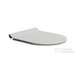   Sapho GSI SLIM soft close WC-ülőke, matt szürke/króm (MS86CSN17)