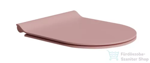 Sapho GSI SLIM soft close WC-ülőke, Quick Release, matt rózsaszín/króm (MS86CSN24)