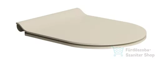 Sapho GSI SLIM soft close WC-ülőke, Quick Release, matt krétafehér/króm (MS86CSNS08)