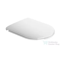   Sapho GSI CITY PRO WC-ülőke, Soft Close, duroplast, fehér/króm (MS91C11)