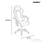 Leziter Raven gamer irodai forgószék fekete MT-1206