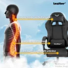 Leziter Raven gamer irodai forgószék fekete MT-1206