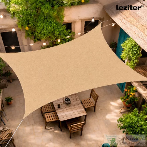 Leziter Rana napvitorla négyszög alakú 3x4 m bézs MXR-02-Beige