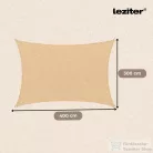Leziter Rana napvitorla négyszög alakú 3x4 m bézs MXR-02-Beige