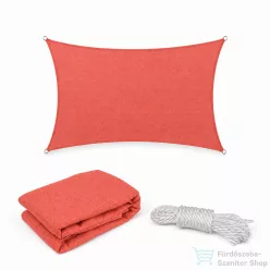   Leziter Rana napvitorla négyszög alakú 3x4 m piros MXR-02-Red