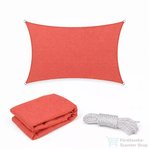 Leziter Rana napvitorla négyszög alakú 3x4 m piros MXR-02-Red