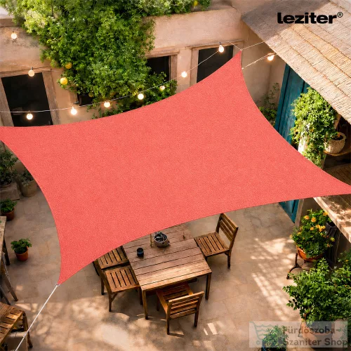 Leziter Rana napvitorla négyszög alakú 3x4 m piros MXR-02-Red