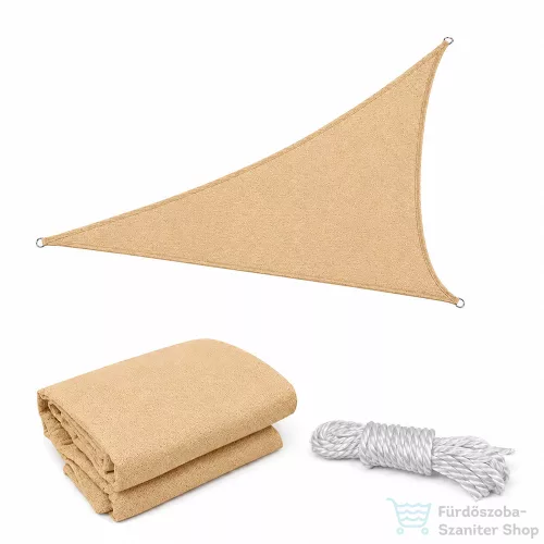Leziter Rana napvitorla háromszög alakú 4x4x4 m bézs MXR-03-Beige