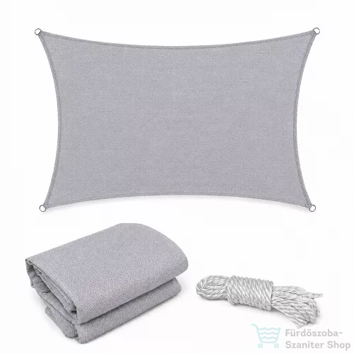 Leziter Rana napvitorla négyszög alakú 4x5 m szürke MXR-08-Grey