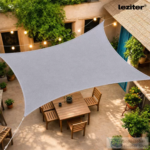 Leziter Rana napvitorla négyszög alakú 4x5 m szürke MXR-08-Grey