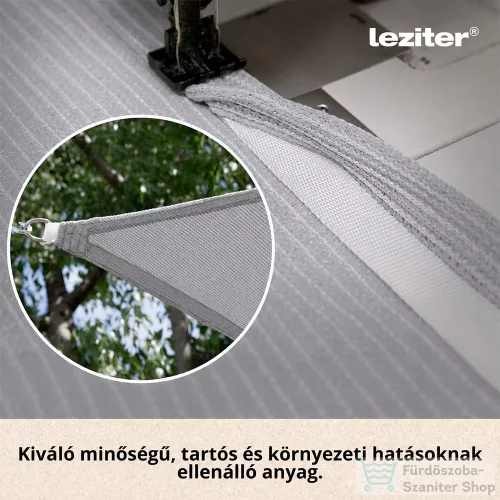 Leziter Rana napvitorla négyszög alakú 4x5 m szürke MXR-08-Grey