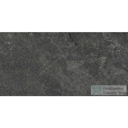 Marazzi Mystone Quarzite Black Rett. 30x60 cm-es padlólap MZTS