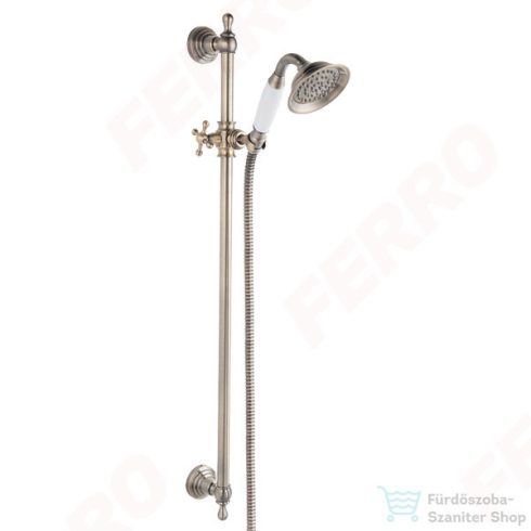 Ferro Retro Old Bronze - zuhanyszett állítható zuhanytartóval N160BR