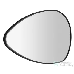 Sapho STEN keretes tükör, 80x51cm, matt fekete (NA380)