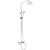 Deante CORIANDER esőztető zuhanyoszlop, kádtöltő csapteleppel, króm NAC_01JM