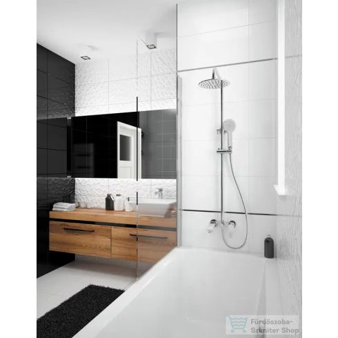 Deante CORIANDER esőztető zuhanyoszlop, kádtöltő csapteleppel, króm NAC_01JM