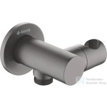   Deante Cascada kerek gégecsőcsatlakozós zuhanytartó, titanium NAC_D57K