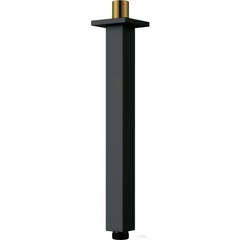 Deante CASCADA mennyezeti zuhany kifolyócső 250 mm, fekete NAC_N48K