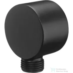 Deante CASCADA sarokcsatlakozó, kerek, fekete NAC_N54K