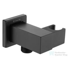   Deante CASCADA sarokcsatlakozó kézizuhany tartóval, fekete NAC_N58K