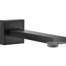   Deante CASCADA kádkifolyó 190 mm szögletes, fekete NAC_N82K
