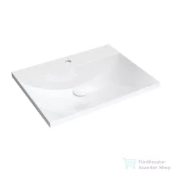   Omnires NAXOS M+ 60x46 cm-es beépíthető mosdó, fehér NAXOSF600BP