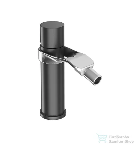 Webert One-B bidet csaptelep inox/fekete színben NB840101.441