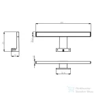 Leziter Luxx led lámpa 300mm NC-LE78