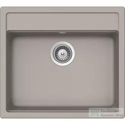   Schock Nemo N-100 konyhai mosogatótálca CRISTALITE® Concrete 570 x 510 mm, gránit kompozit, betonszürke NEMN100BETO