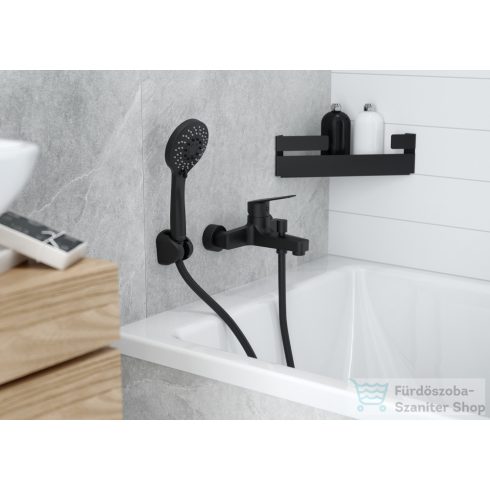 Deante Avis zuhanyszett , fekete NGV N41K