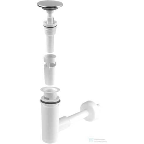 Deante EASY-CLEAN felülről tisztítható mosdó leeresztő szifonnal, króm NHC_010C