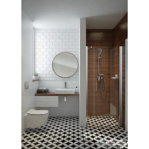 Deante dizájn mosdó szifon, szögletes, króm NHC_032K