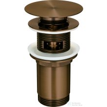   Deante click-clack mosdó leeresztő univerzális, szálcsiszolt bronz NHC_CC0U