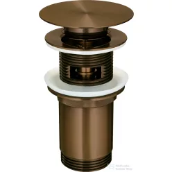   Deante click-clack mosdó leeresztő univerzális, szálcsiszolt bronz NHC_CC0U