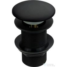   Deante click-clack gránit mosdó leeresztő, fekete NHC_N12A