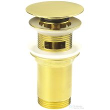   Deante click-clack mosdó leeresztő univerzális, szálcsiszolt arany NHC_R10U