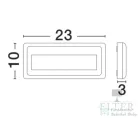 Nova Luce Pulsar LED kültéri fali lámpa, 320Lm, 3000K, IP54 NL-812102