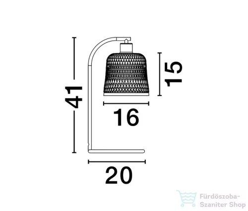 Nova Luce Intra asztali lámpa NL-9001087