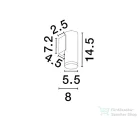 Nova Luce Mao fali lámpa NL-9011422