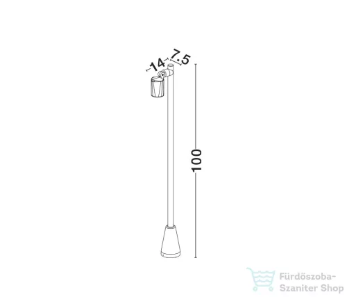Nova Luce Spy kültéri állólámpa NL-9030157