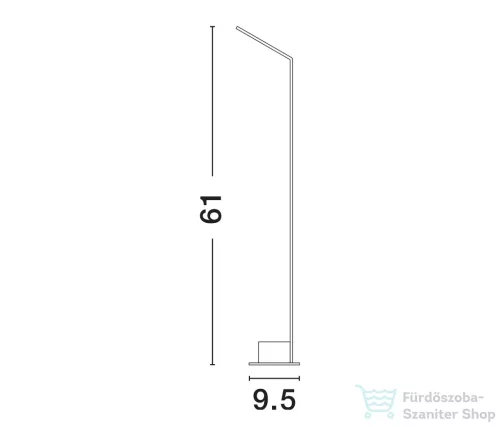 Nova Luce Vel LED kültéri állólámpa NL-9030723