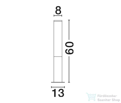 Nova Luce Tube LED kültéri állólámpa NL-9030805