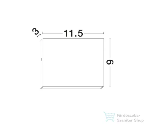 Nova Luce Tick LED kültéri fali lámpa NL-9030817