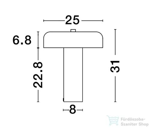 Nova Luce Pandora LED asztali lámpa NL-9043300