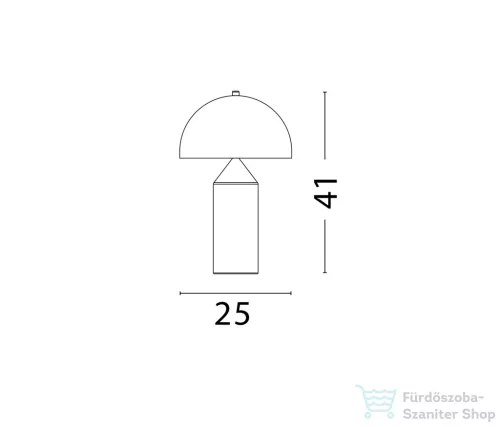 Nova Luce Bolt LED asztali lámpa NL-9050172