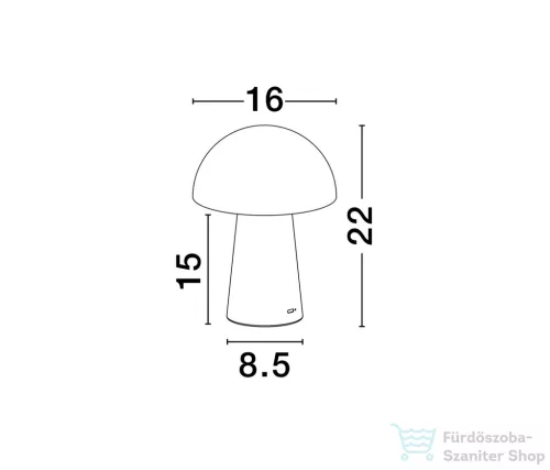 Nova Luce Ande LED asztali lámpa NL-9050176