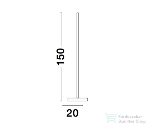 Nova Luce Colby LED állólámpa NL-9081830