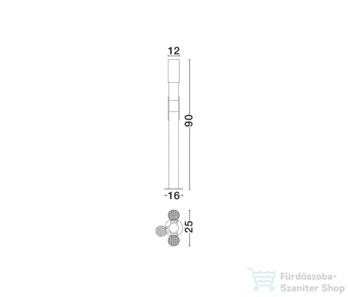 Nova Luce Pec LED kültéri állólámpa NL-9136421