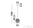 Nova Luce Mirano függeszték NL-9160211